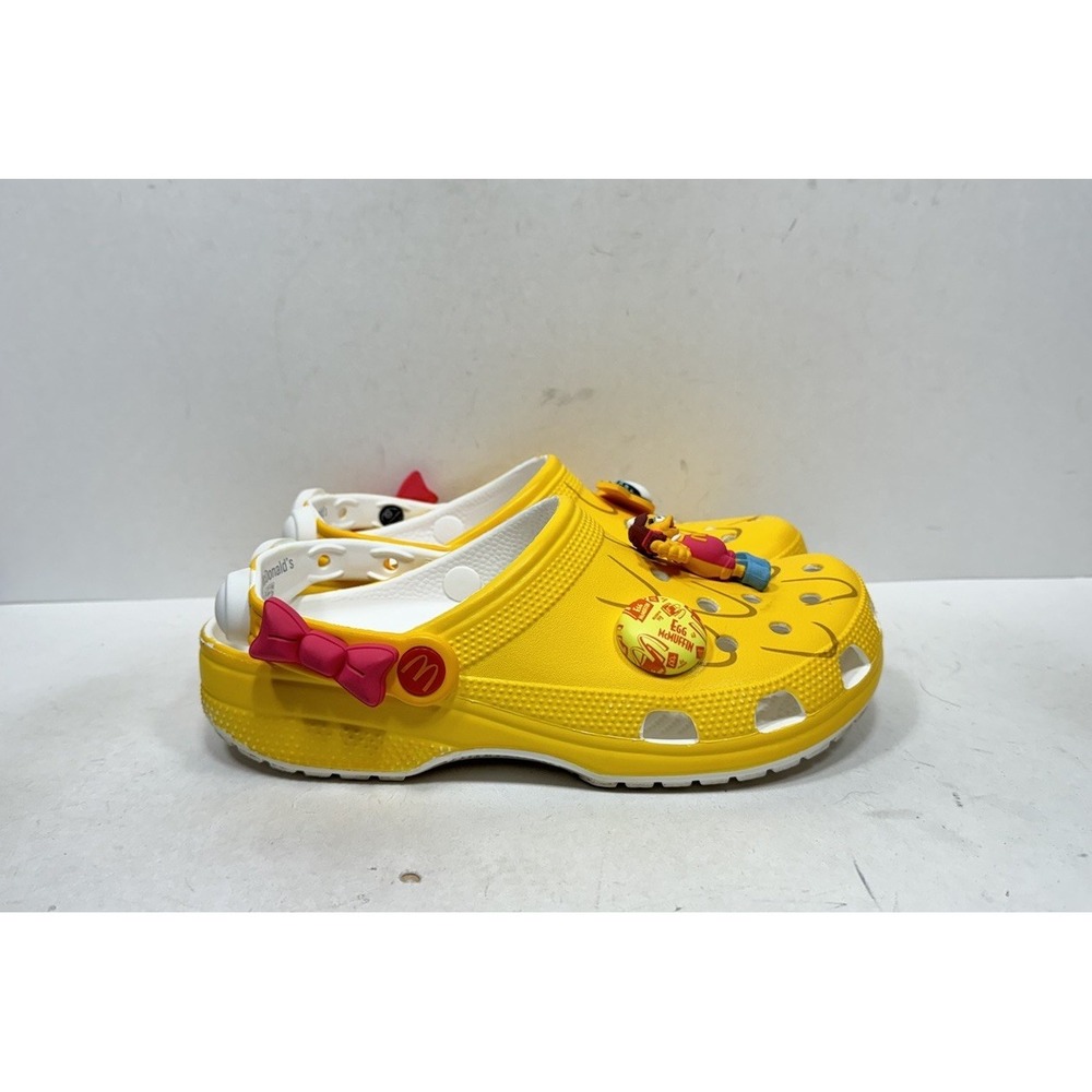 McDonald's × Crocs Classic Clog Birdie Yellow 208696-730 Size Women's 9 Men's 7